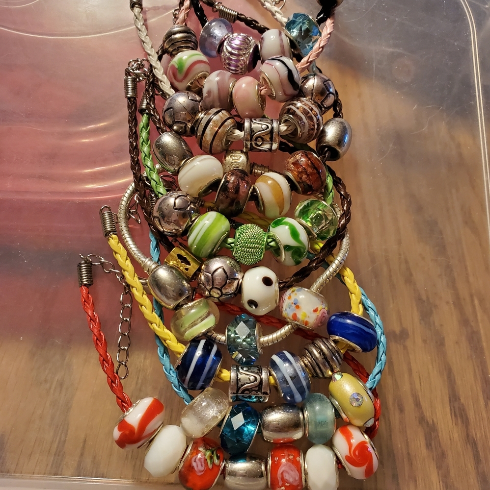 Euro style bracelets (similar to Pandora)